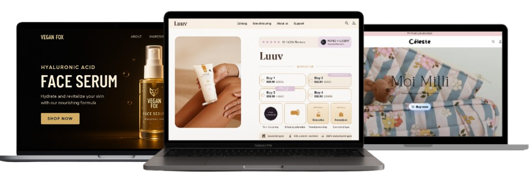 Custom store - Choose you're own product.